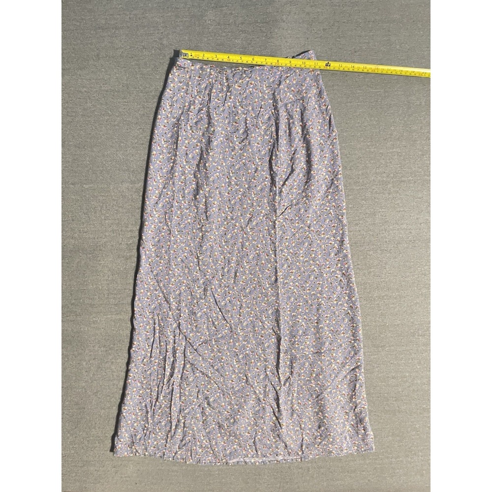 Vintage Byer California Floral Midi Skirt Size 7 Made USA Cottagecore
